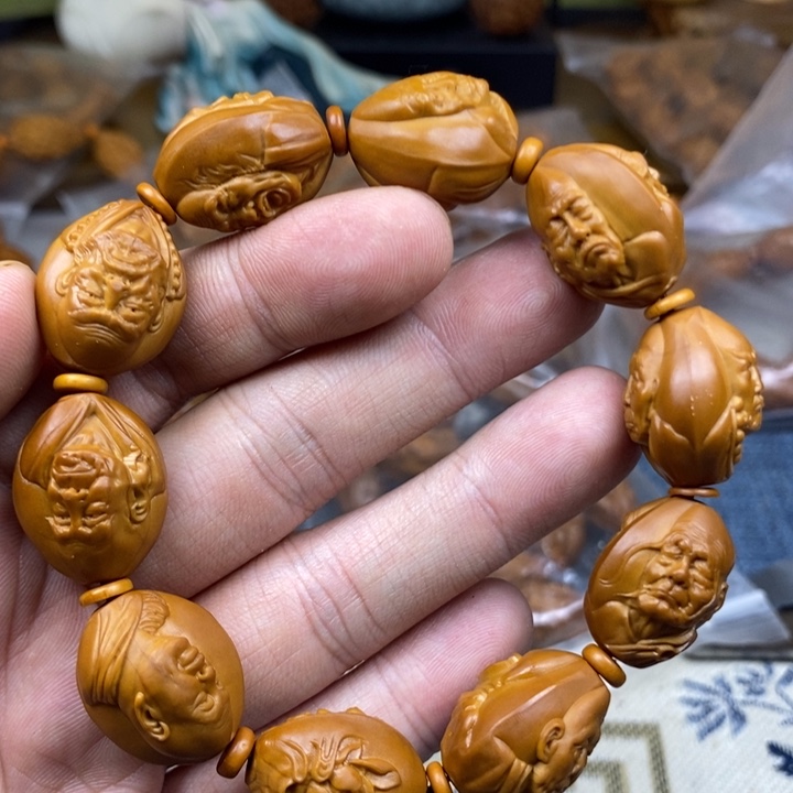 橄榄核手串/手链橄榄核雕工艺手串