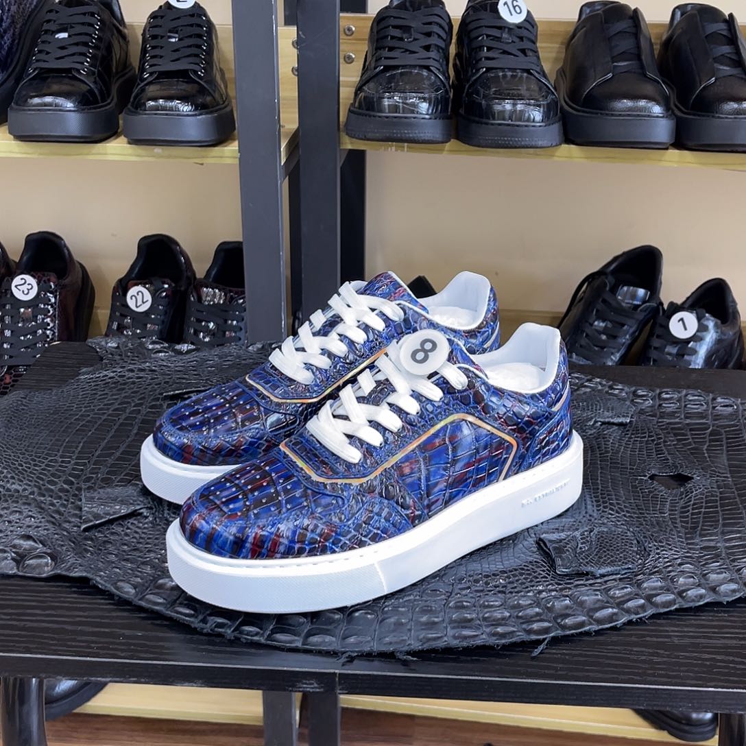 竟***善全鳄鱼板鞋9625款40码