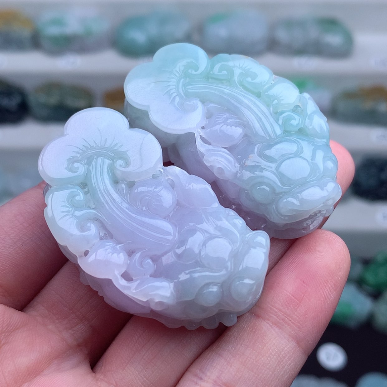 【闪购商品】翡翠未镶嵌颈饰貔貅