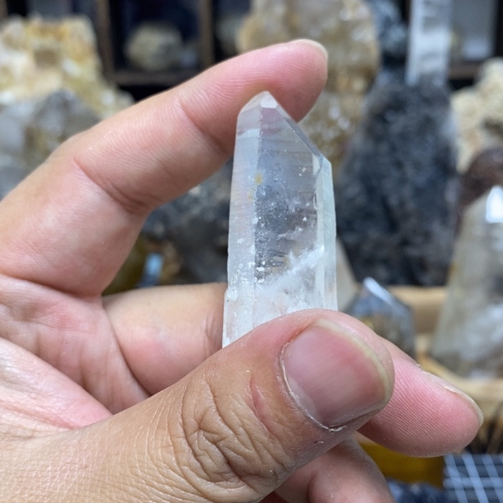 水晶水晶柱未镶嵌