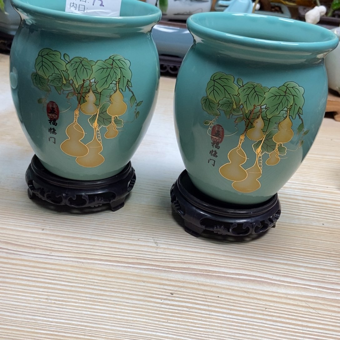 瓷片陶瓷花盆陶瓷艺术