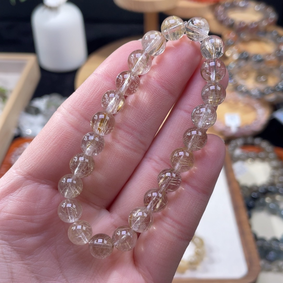 水晶手链未镶嵌喵**?8mm     99