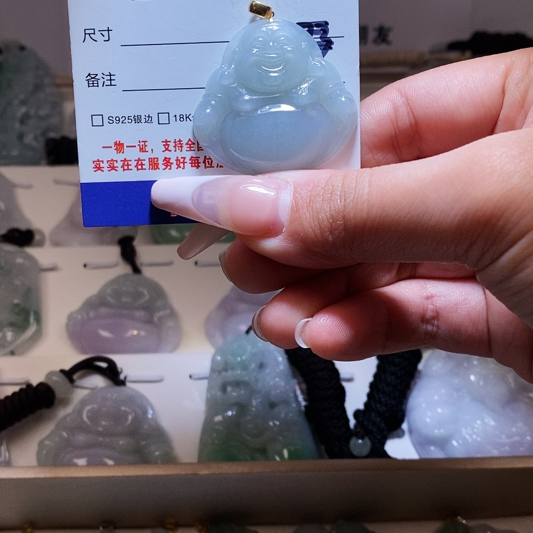 翡翠颈饰18K金镶嵌翡翠51