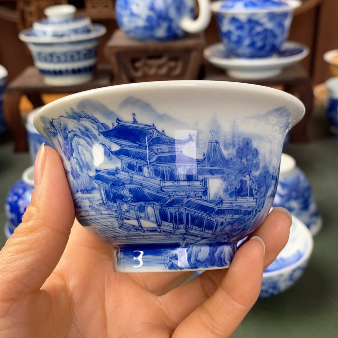 杯景德镇陶瓷手工手绘