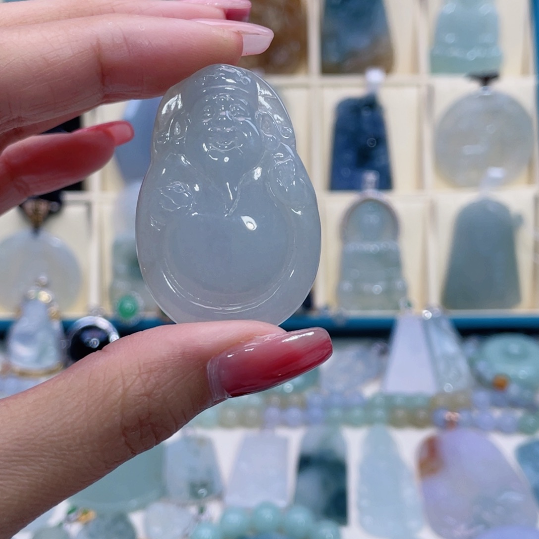 翡翠颈饰未镶嵌钓****L