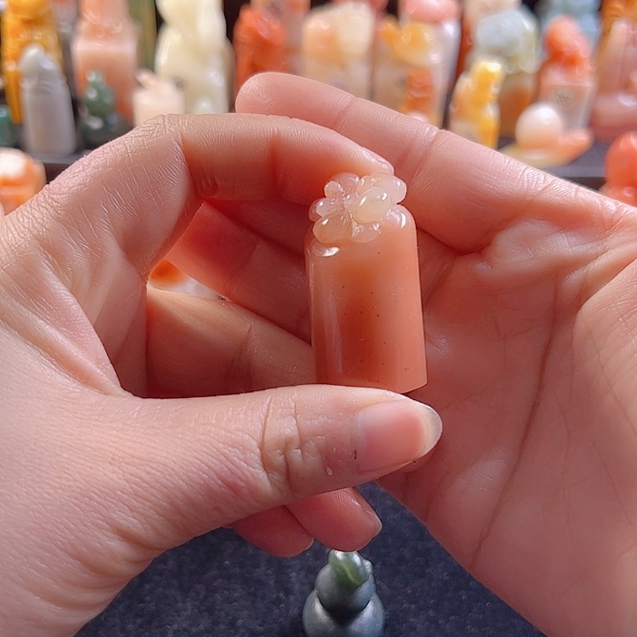 老挝石印石开****宿手工定制设计，2厘米，不刻