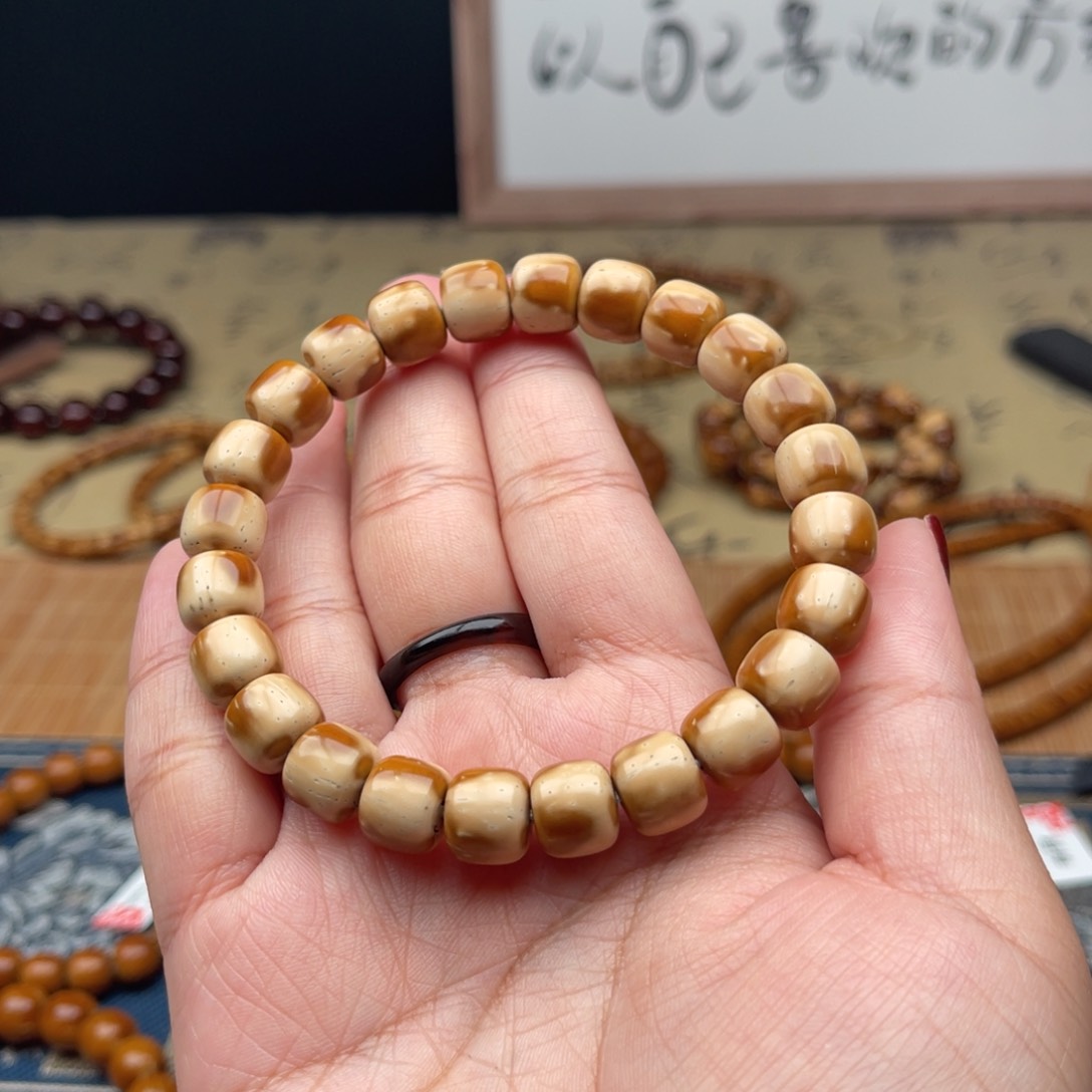 紫金鼠手串实心花皮老型10