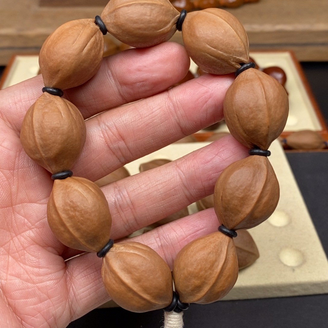 橄榄核手串（**）梅林铁核原皮素串
