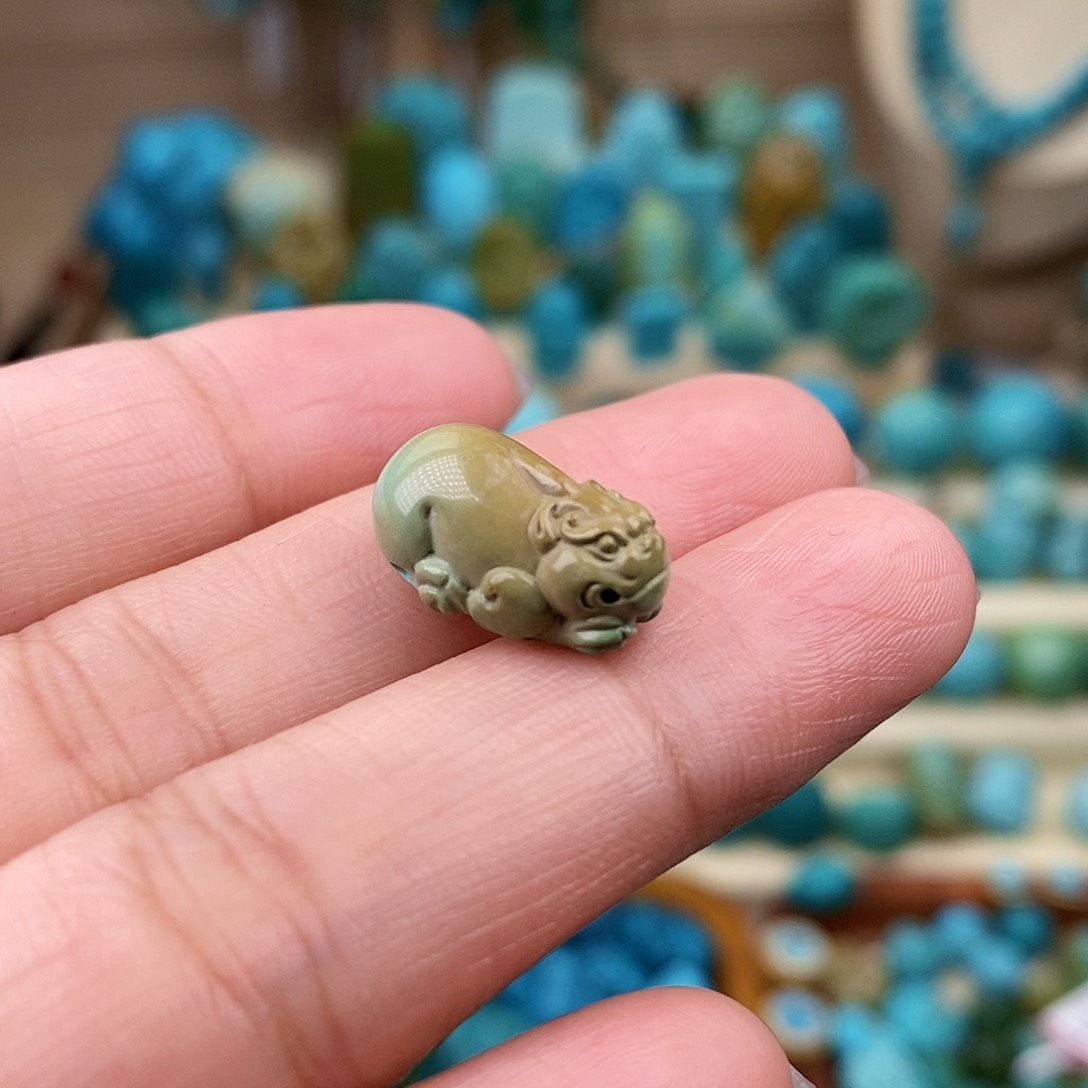 绿松石珠宝奇石未镶嵌