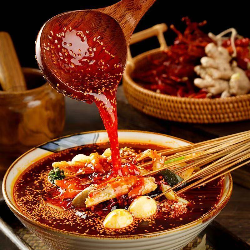 红油钵钵鸡调料包麻辣川味麻辣烫冷锅串串火锅正宗酱料包乐山米线