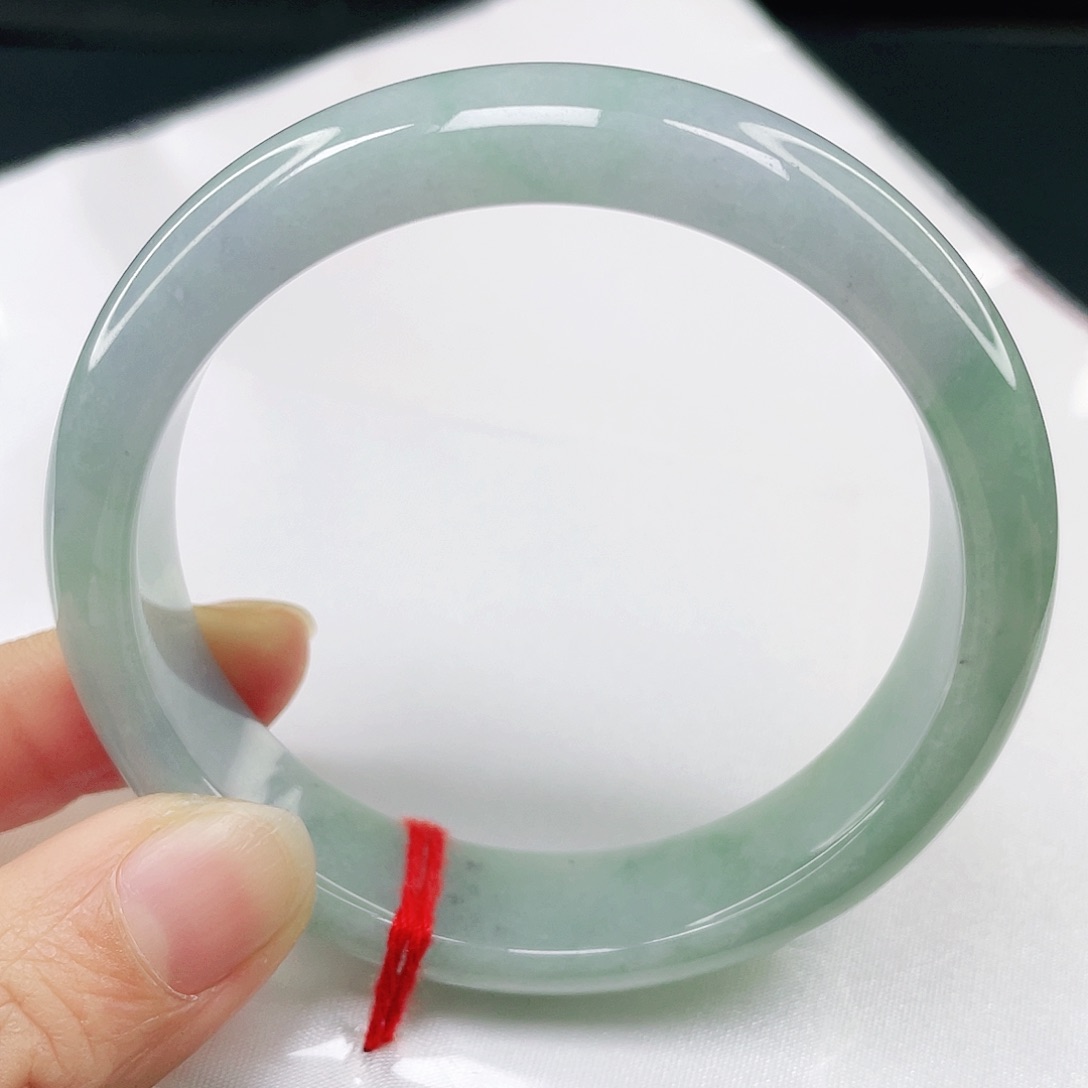 未镶嵌手镯翡翠正圈57。007