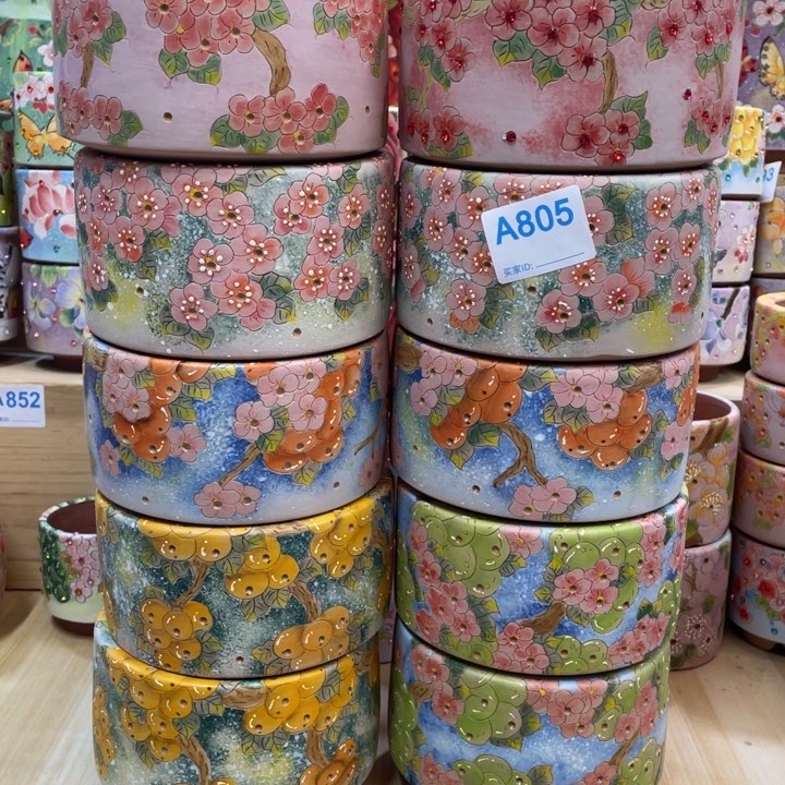 雨***天拼盘花盆微微瑕花盆