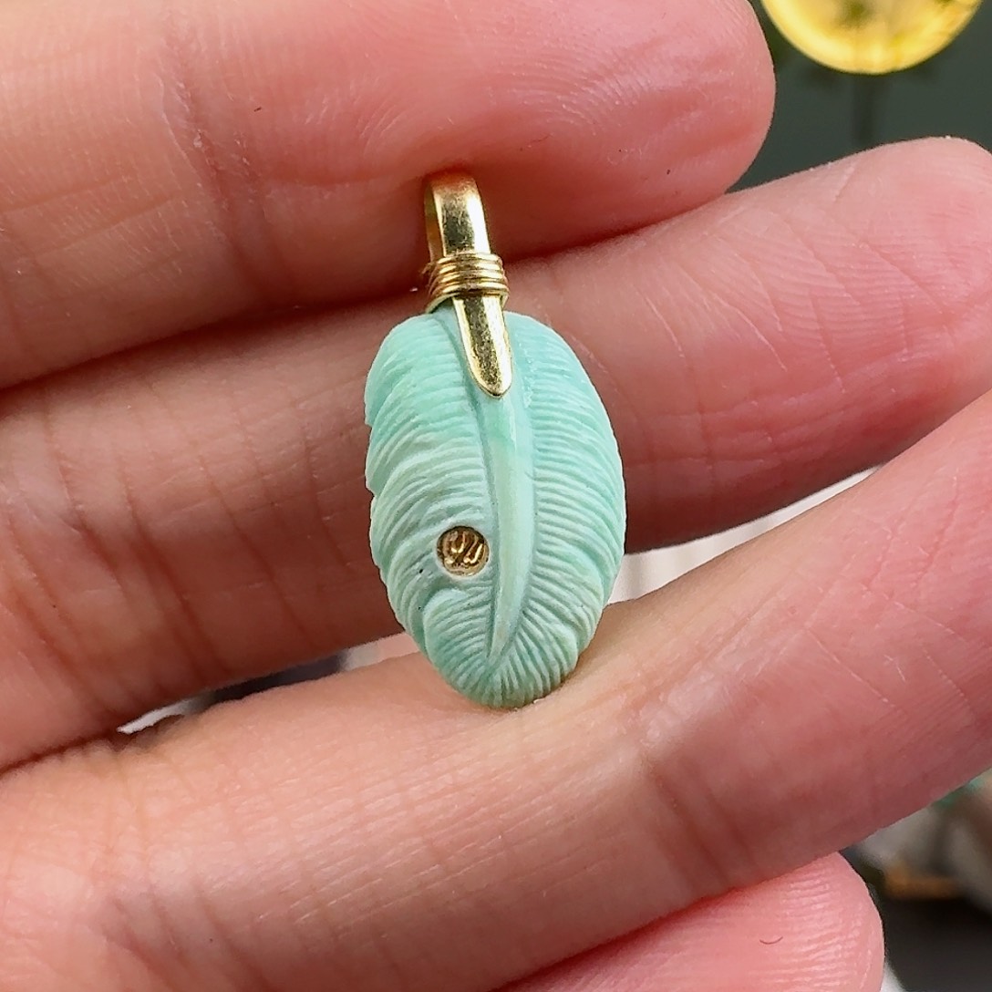 绿松石珠宝奇石未镶嵌