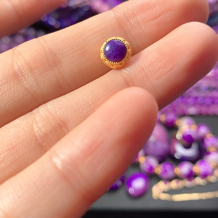 苏纪石（舒俱来）配件银S925镶嵌