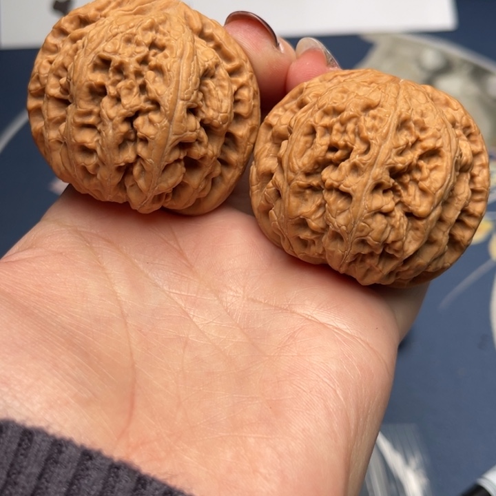 文玩核桃把件粗筋47