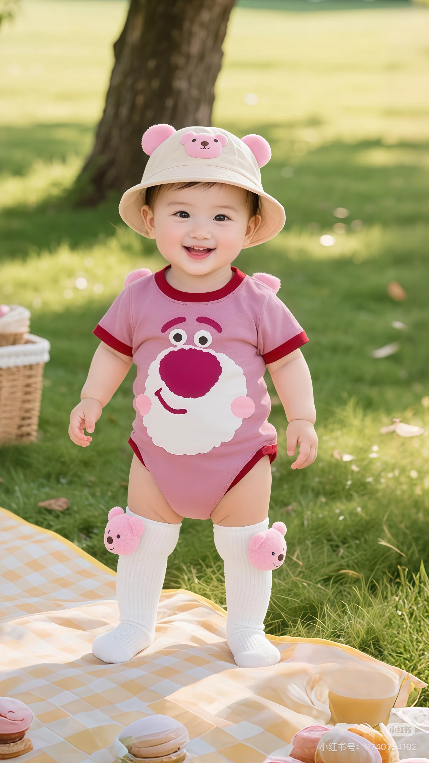 公主蝴蝶结长袖包屁衣（带打底裤）