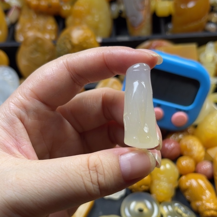 胖***活未镶嵌手链石英质玉
