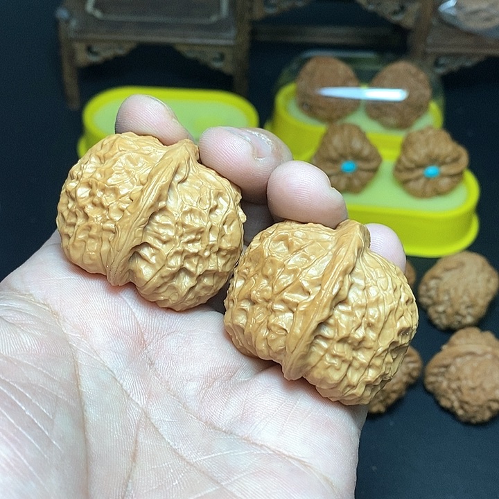 吊坠文玩核桃38尺，无修南瓜墩