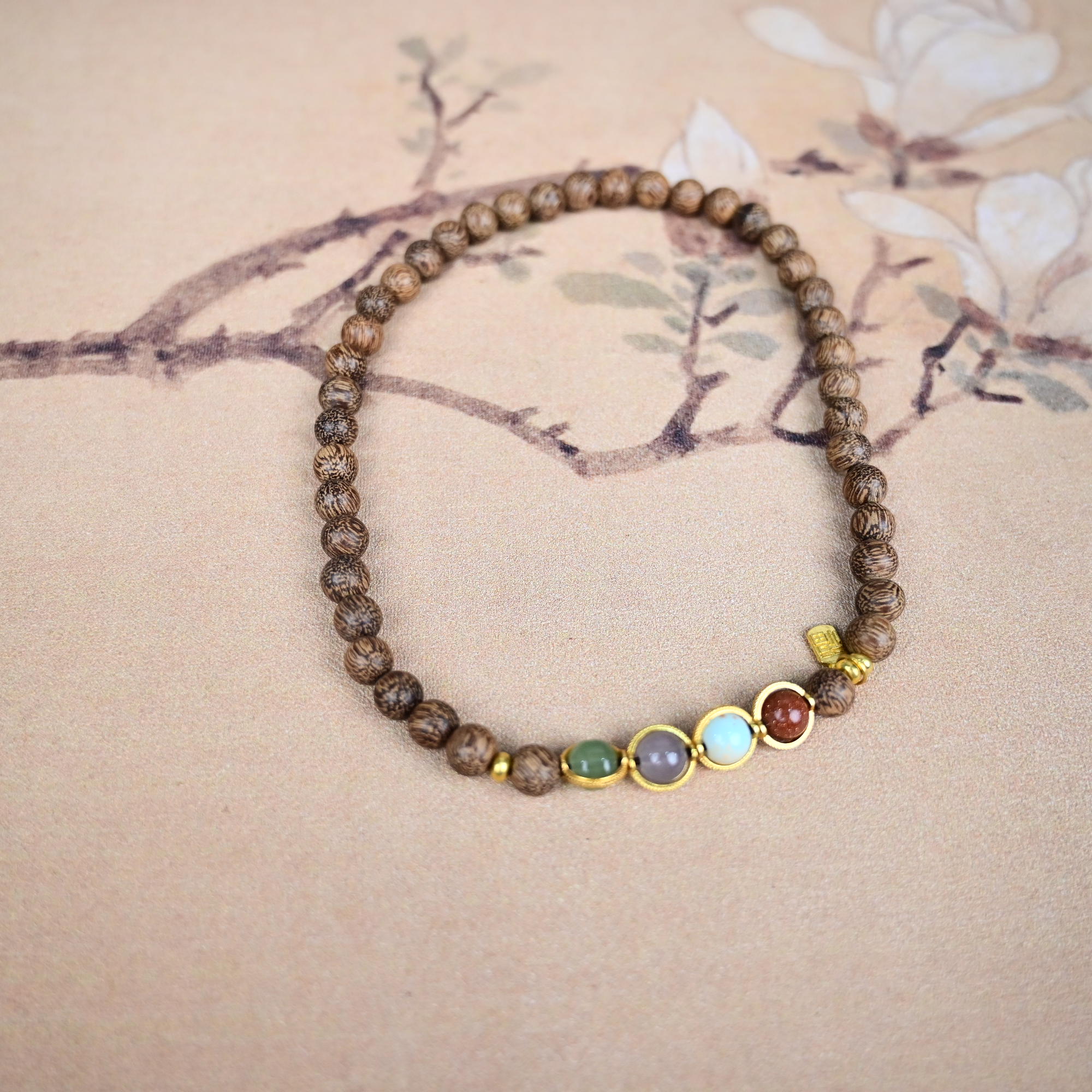 增香沉香木沉香木精品双圈手串C020