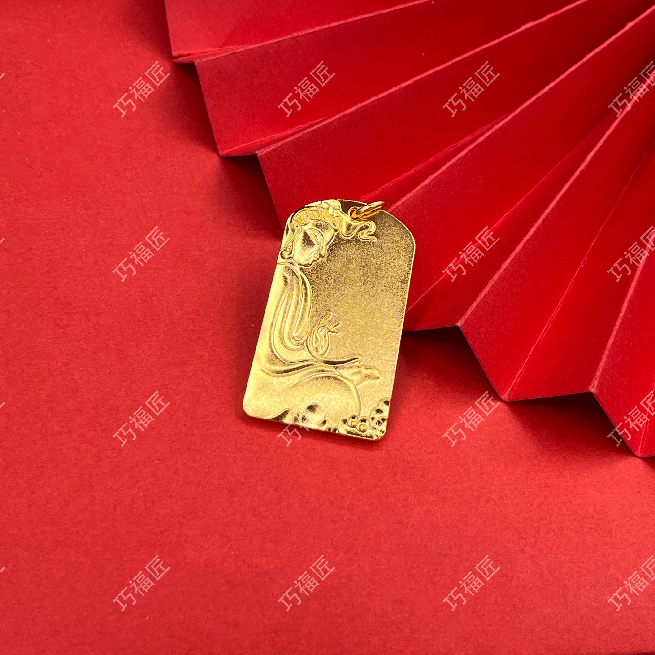 吊坠足银 实心平安佛牌 中古精美 古法传承轻奢时尚古风