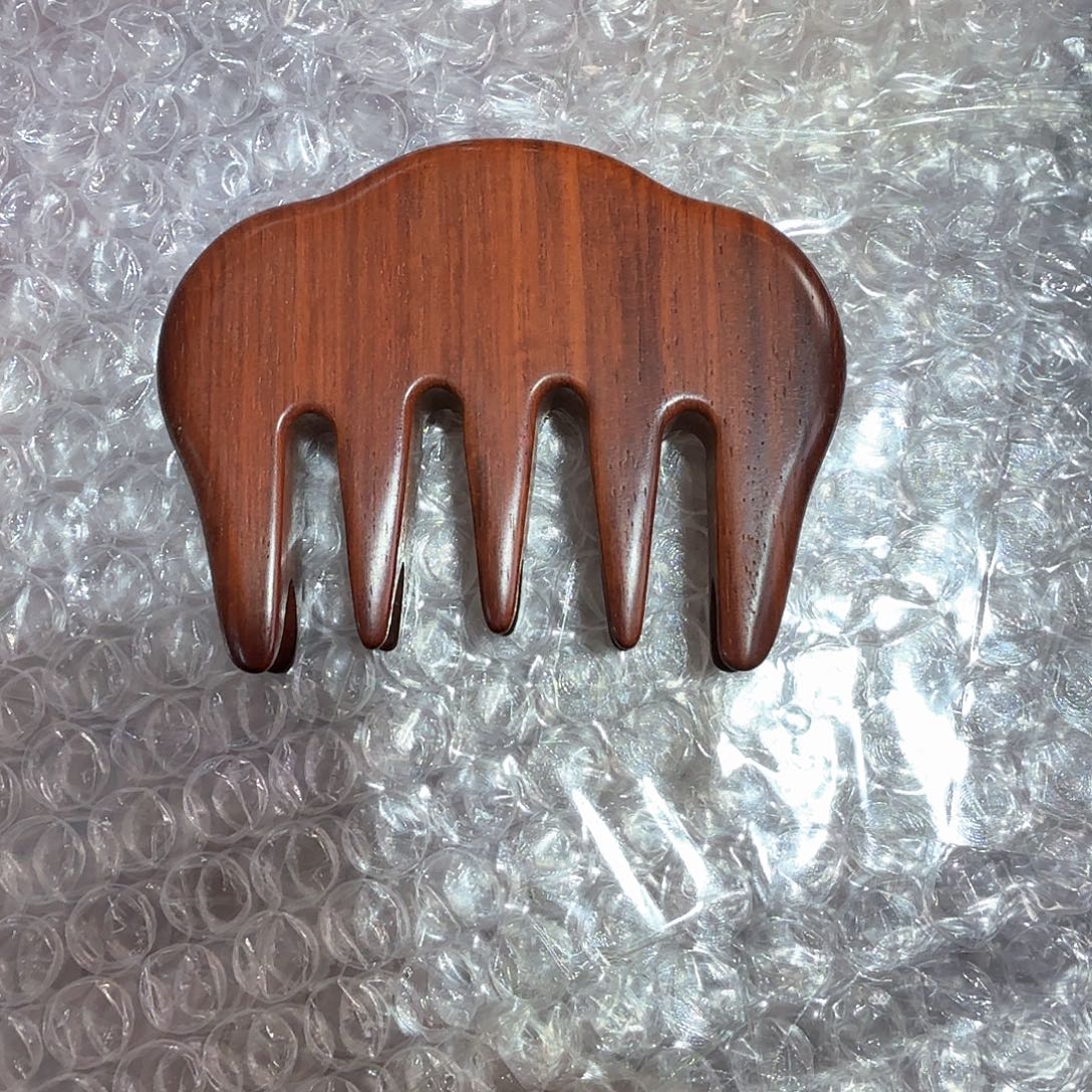 檀香紫檀云朵梳子