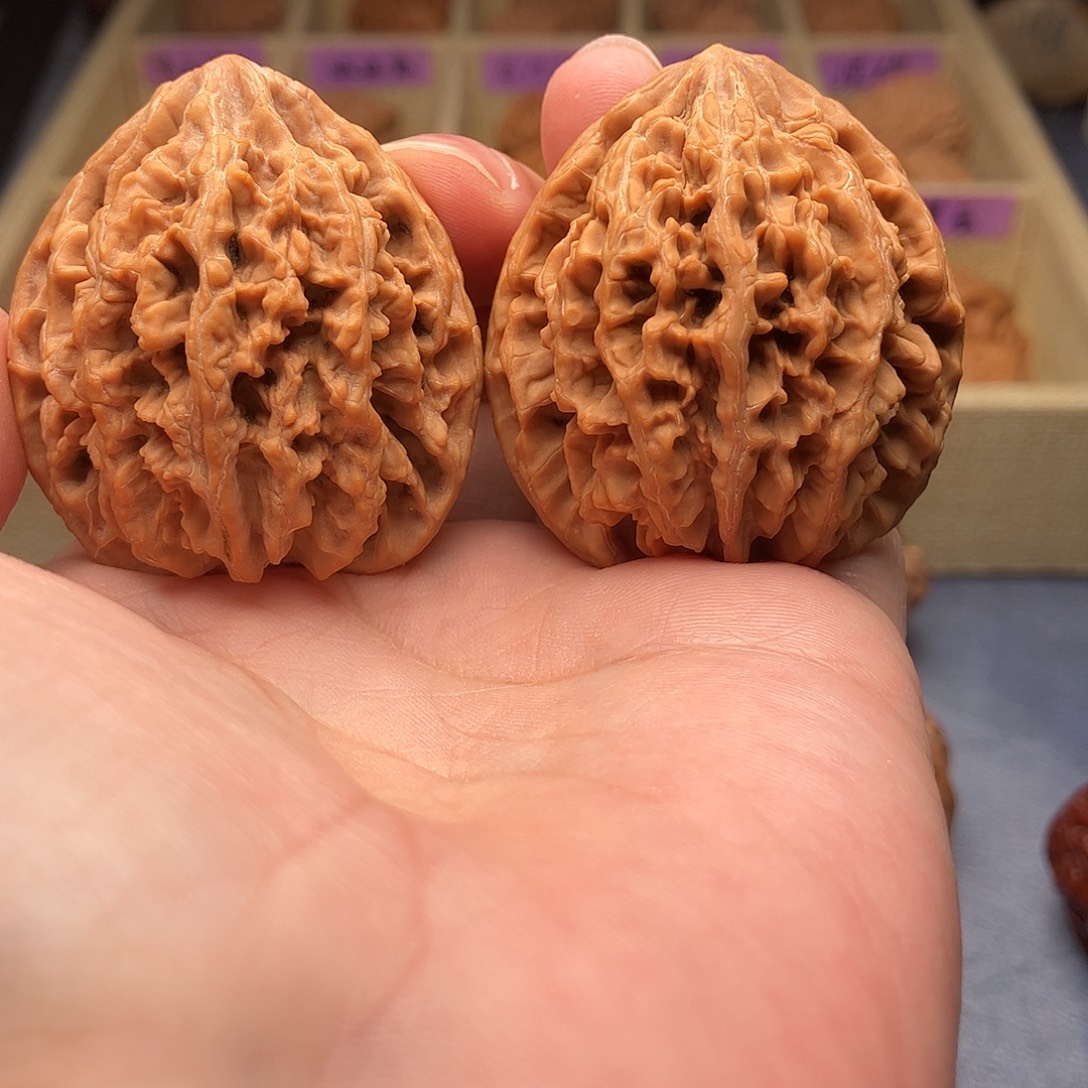 文玩核桃把件野生鬼王鸡心41（头货精品