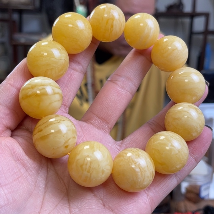 蜜蜡颈饰未镶嵌蜜蜡