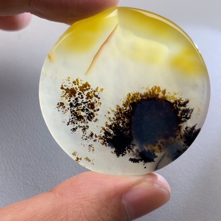 玛瑙/玉髓未镶嵌颈饰星**海