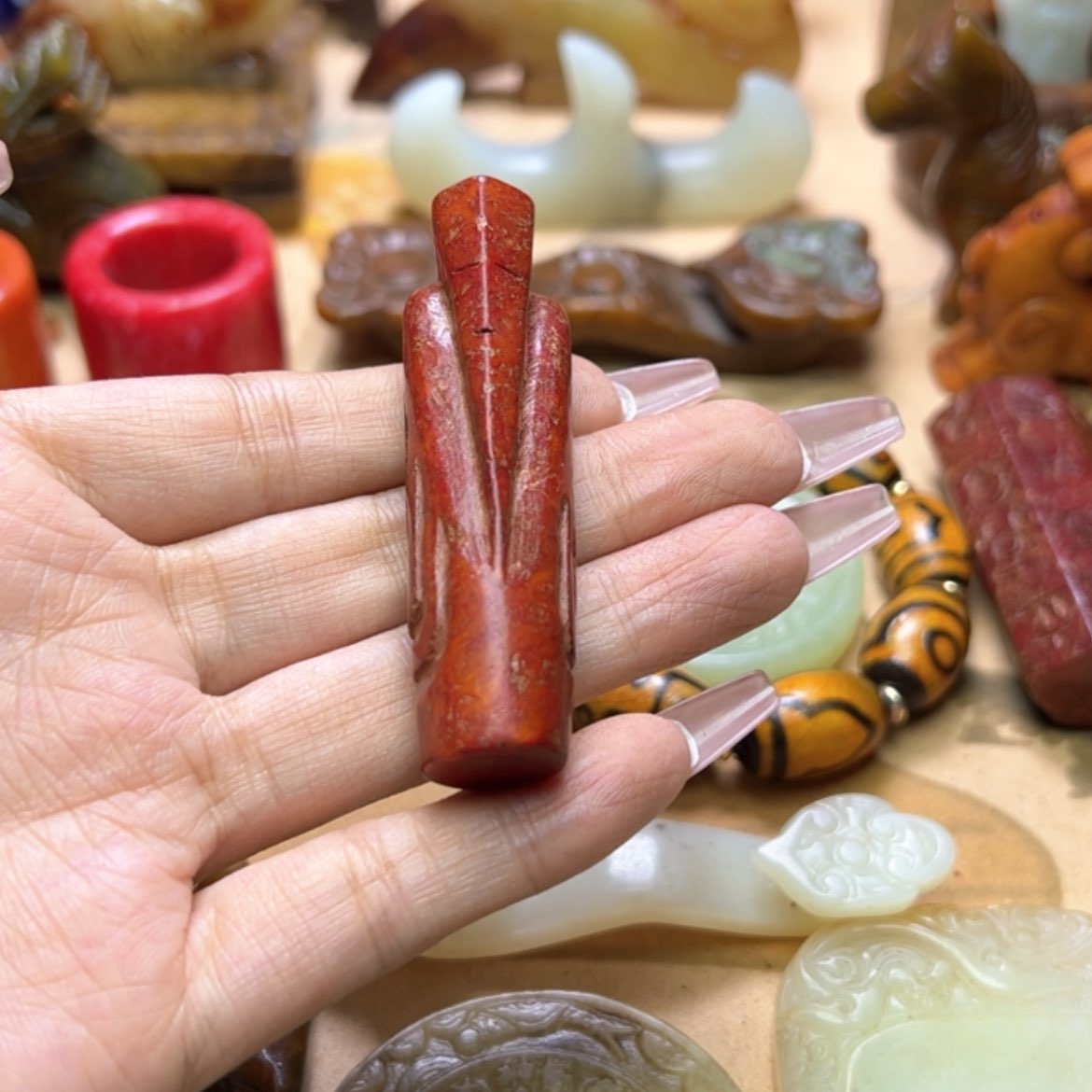 【闪购商品】蛇纹石玉颈饰未镶嵌