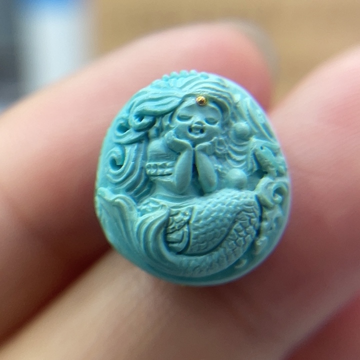 绿松石未镶嵌珠宝奇石