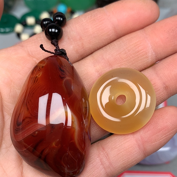 6***3玛瑙/玉髓未镶嵌颈饰