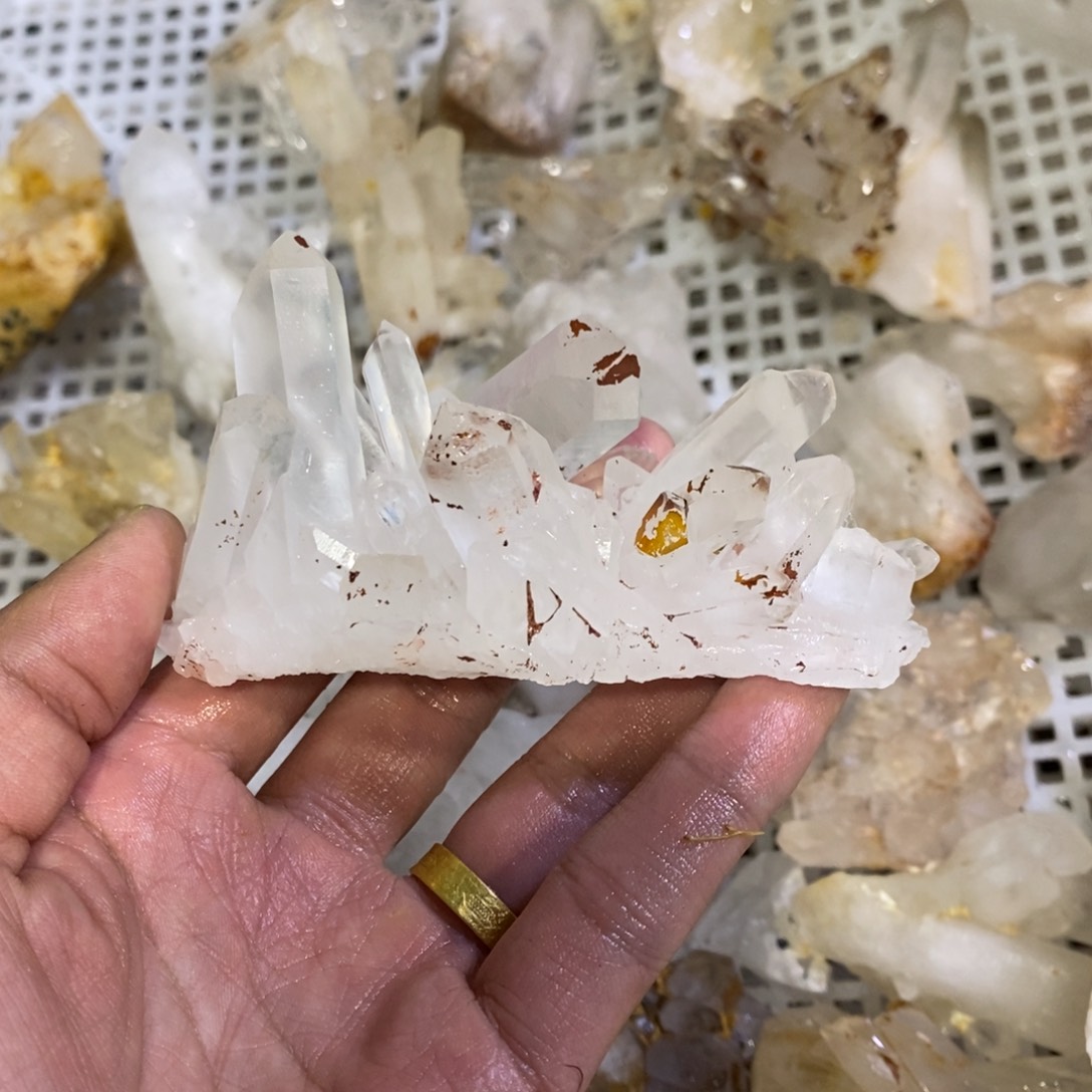 水晶水晶原石摆件未镶嵌乘**练