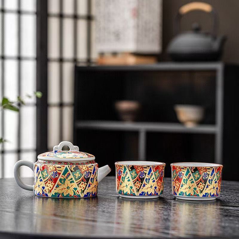 YS483-唐卡一壶两杯裸瓷