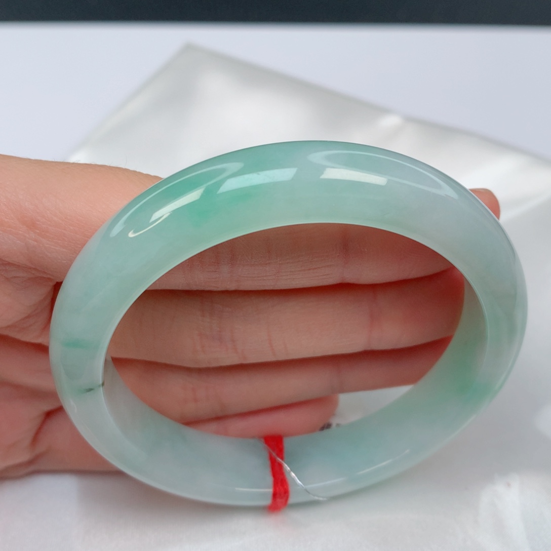 翡翠手镯未镶嵌55.4正圈