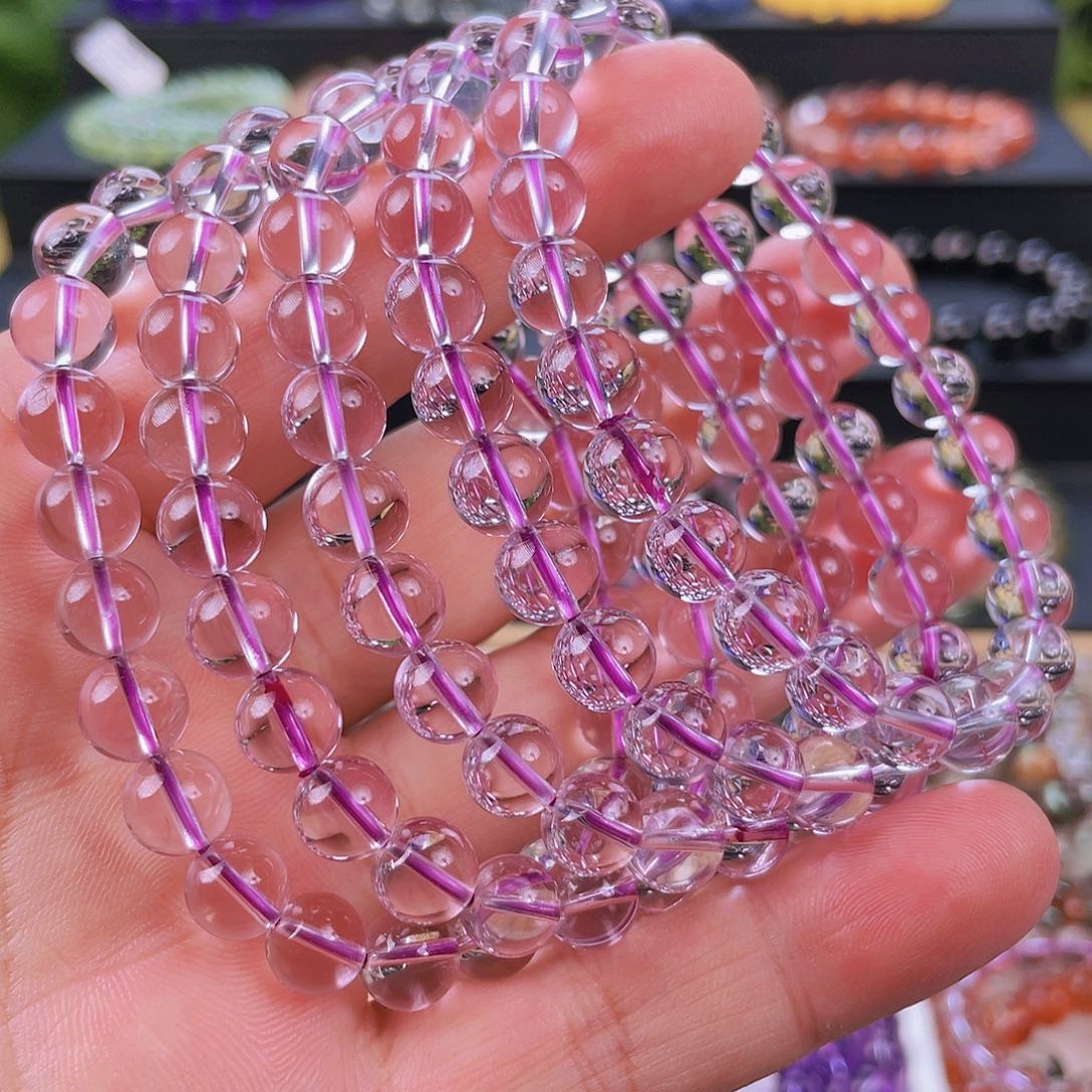 水晶手链未镶嵌玻利维亚紫水晶