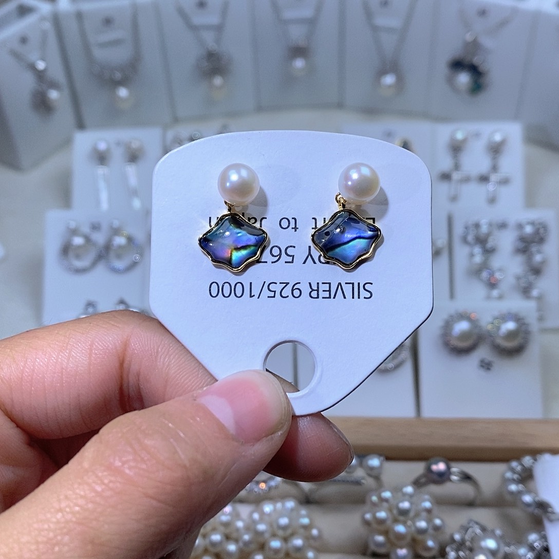 耳饰未镶嵌淡水珍珠