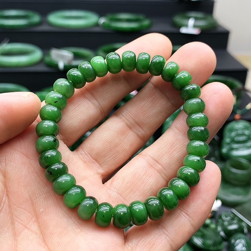 【闪购商品】和田玉（碧玉）手链未镶嵌