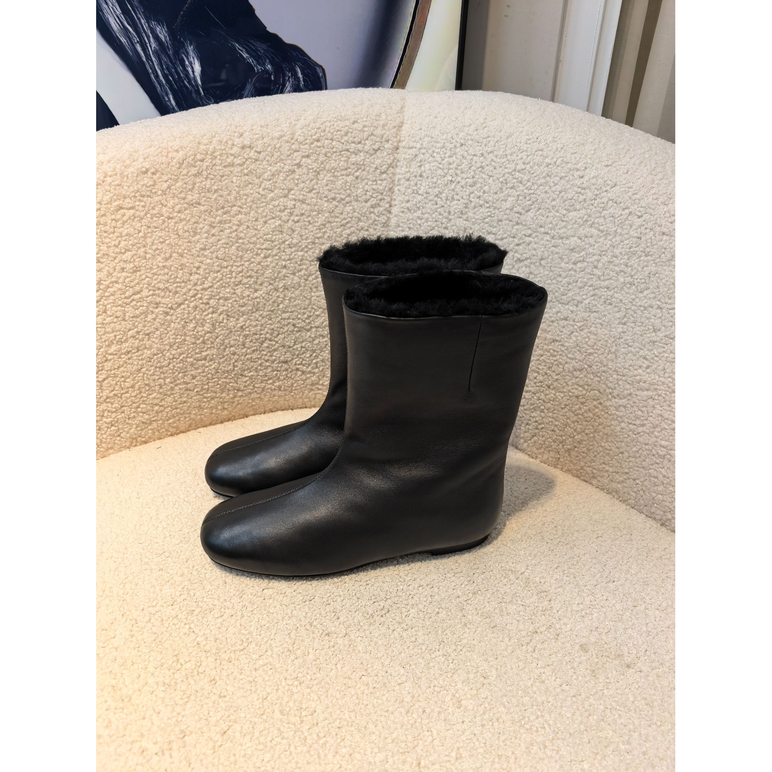 老王甄选 冬季款 简约百搭加厚保暖女士雪地靴