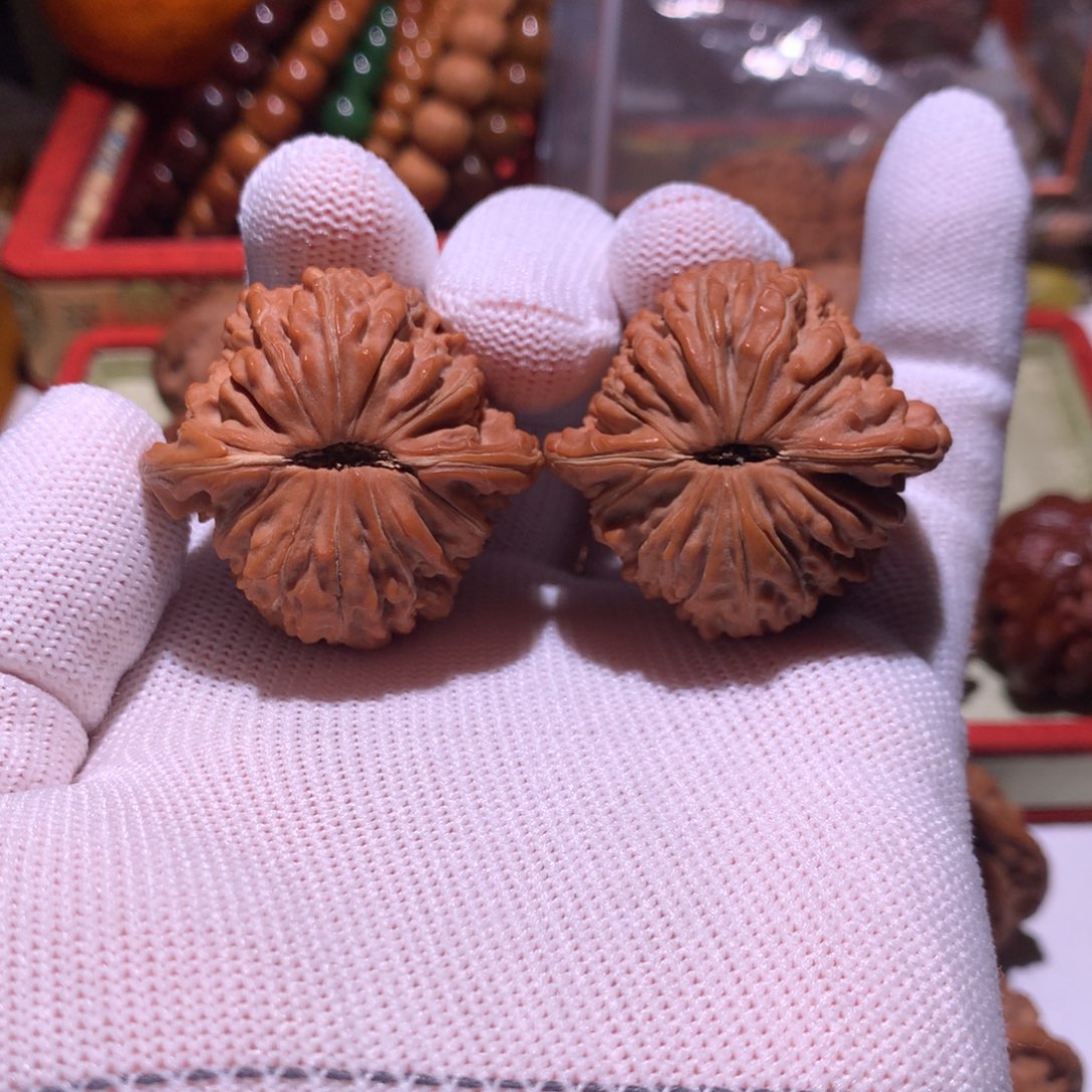 许***钧把件文玩核桃39尺四座楼狮子头