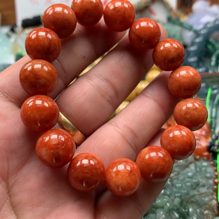 翡翠颈饰未镶嵌保真天然a货翡翠