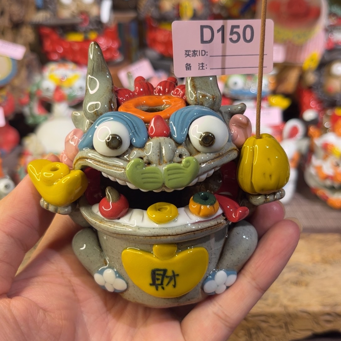 泥塑纯手工茶宠摆件