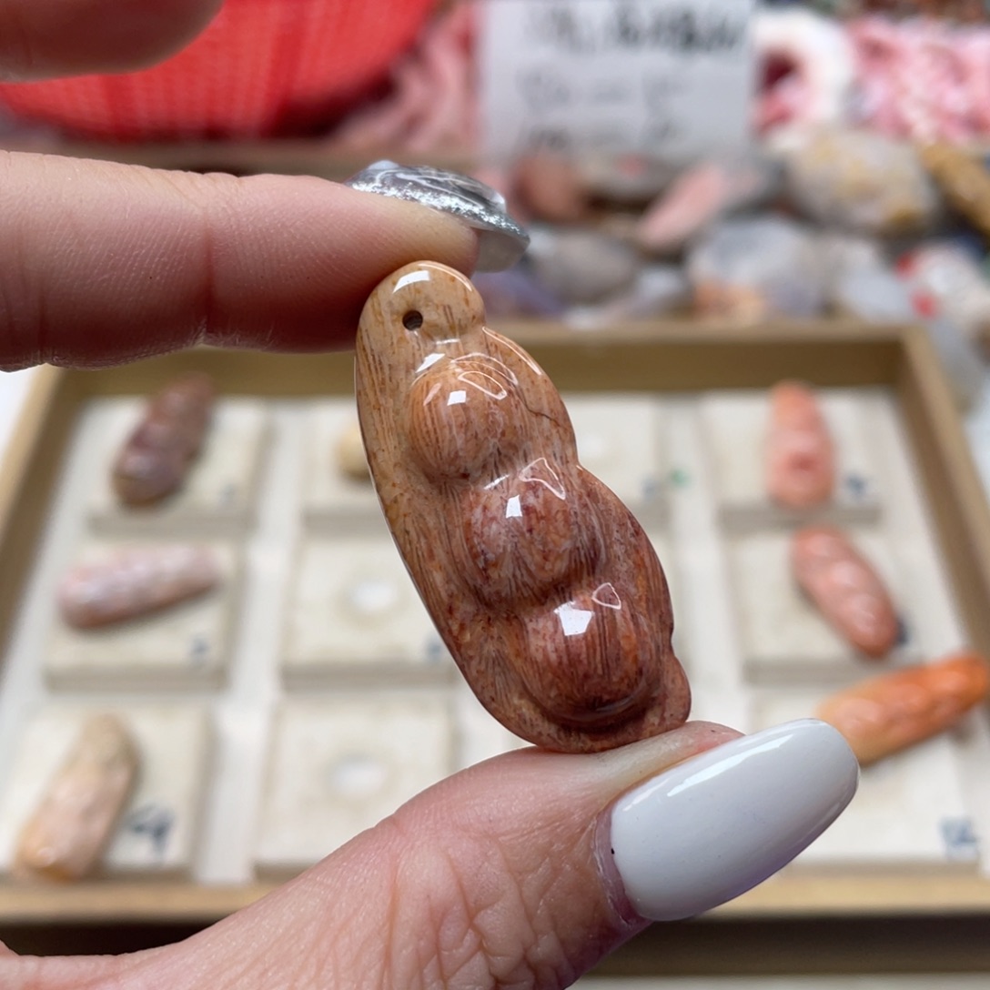 未镶嵌手链硅化玉暖*028