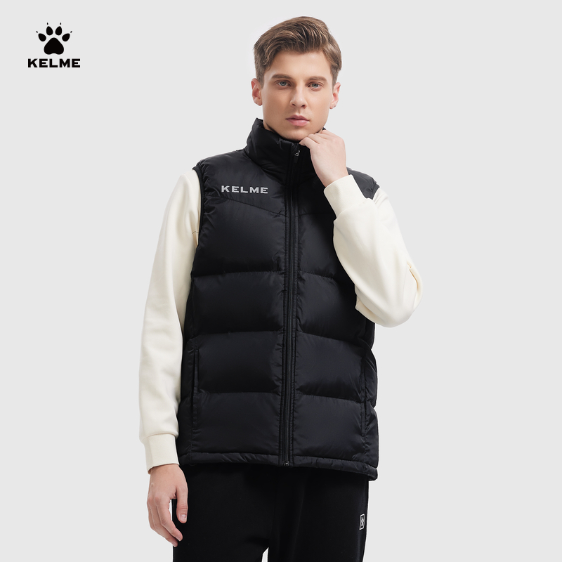 【秋冬加厚棉马甲】KELME卡尔美新款足球运动棉马甲秋冬保暖背心