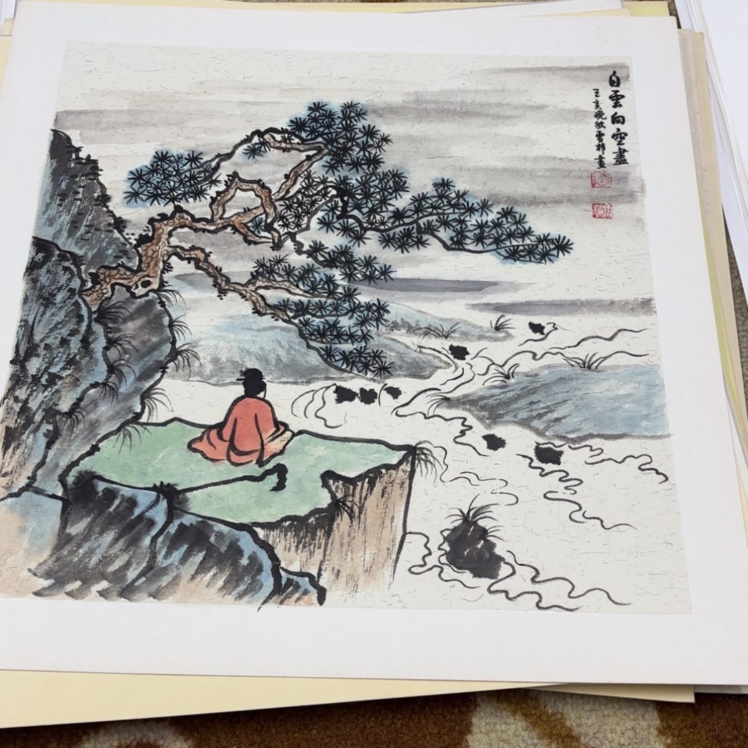 国画38-38卡纸作品艺