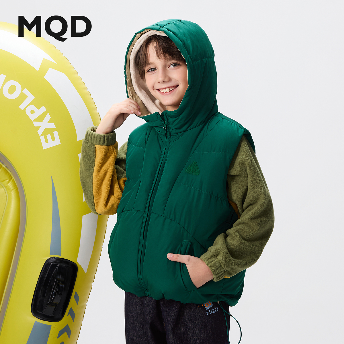【羽绒】MQD男童25冬新款户外露营保暖神器外搭羽绒外套9654W1340