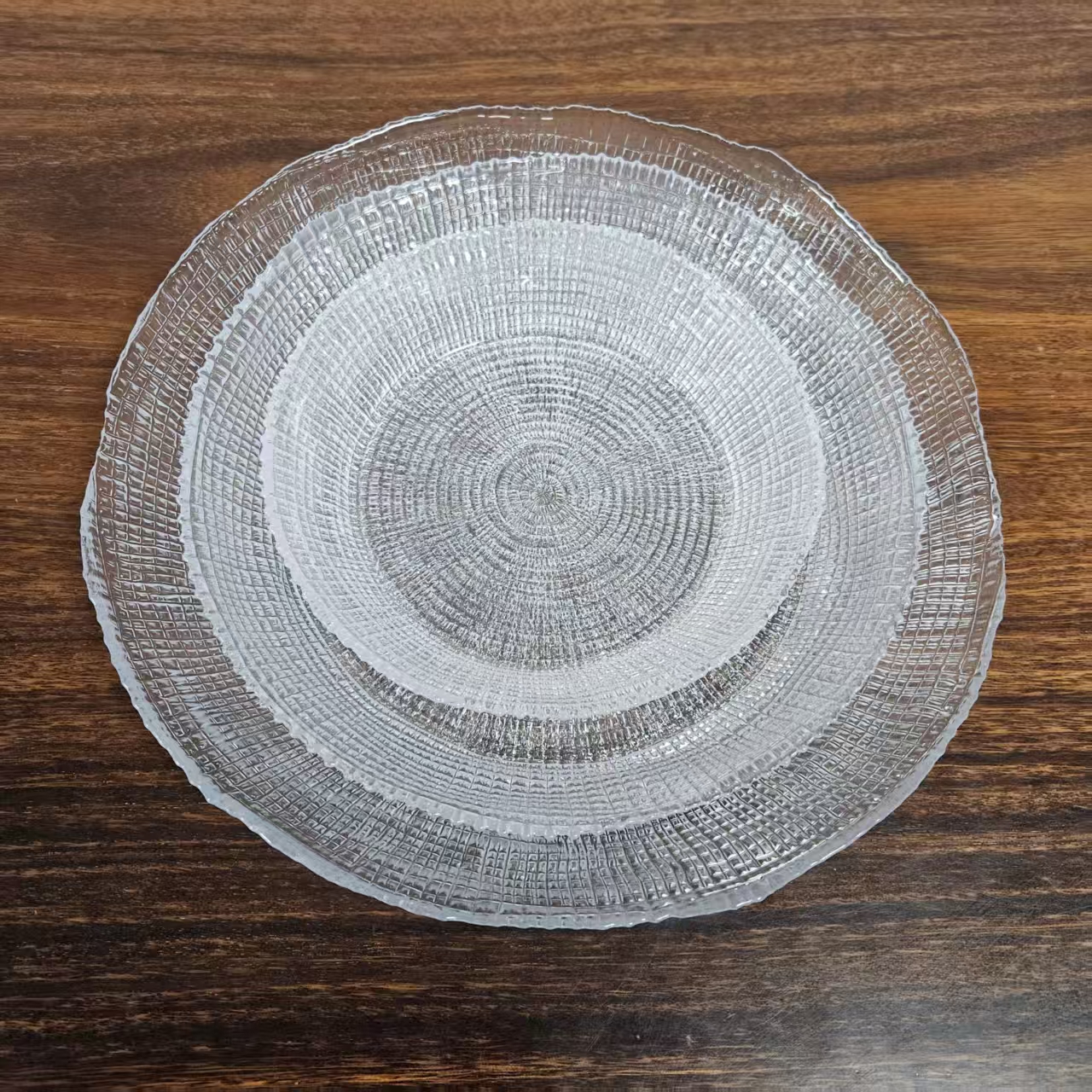 【规格可选】摩瑟DP【钻石平底盘】GYHDF玻璃花瓶摆件