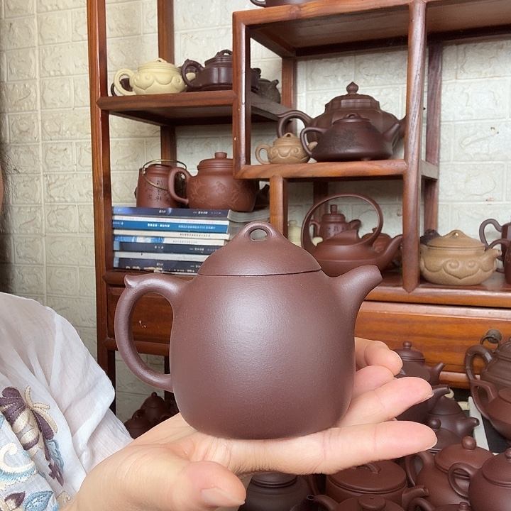 茶壶紫砂秦权260cc半手工