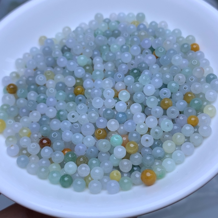 散珠翡翠卡4冰透三彩50个单圈