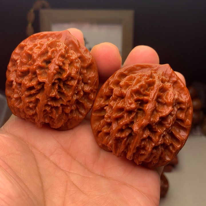 文玩核桃把件中国大花