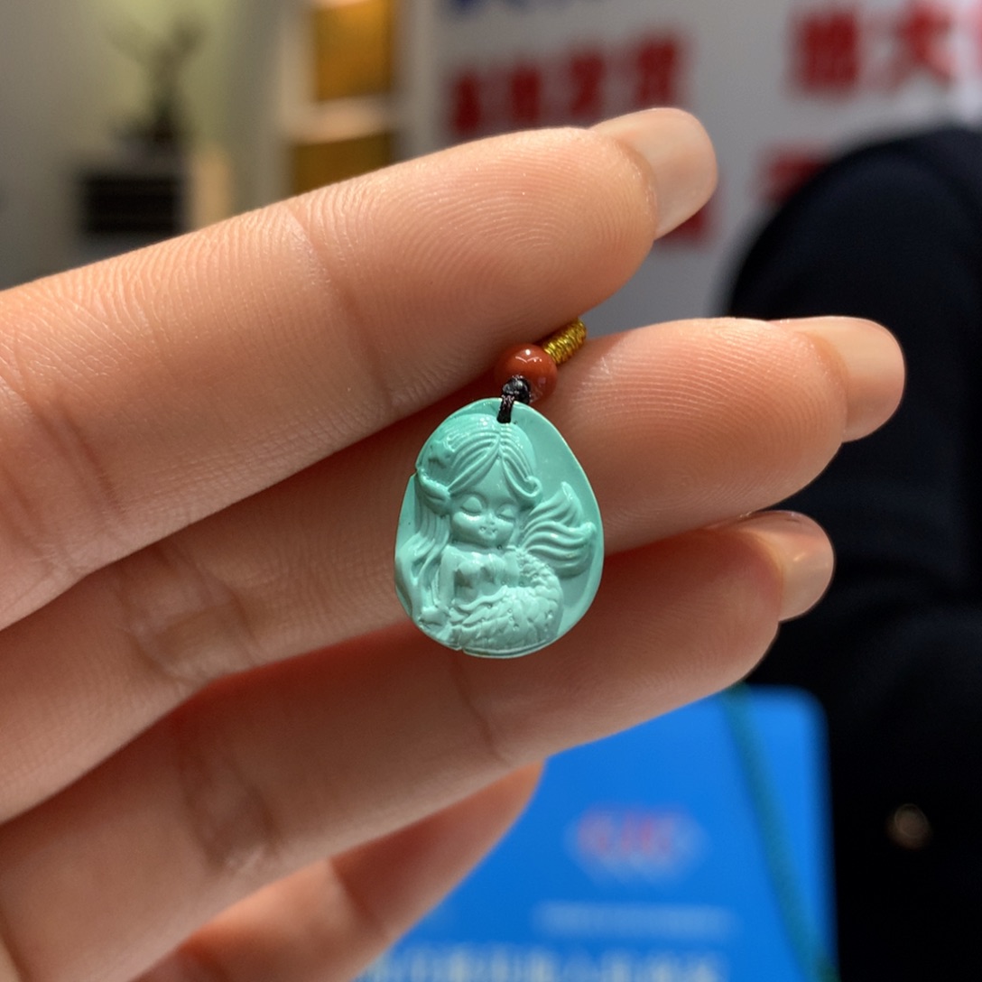 绿松石未镶嵌配饰